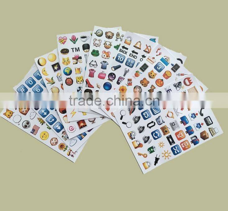 2016 hot all kinds of emoji sticker for sale emoji label