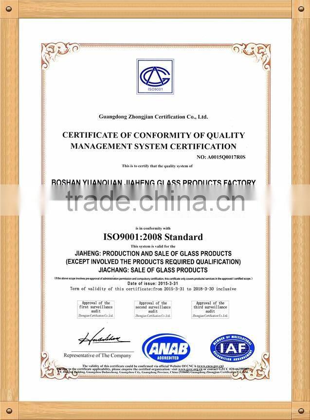 Colored glass bee catcher with handle