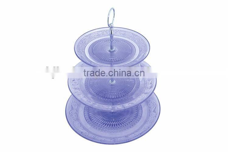 glass fruit food plate set for party household
