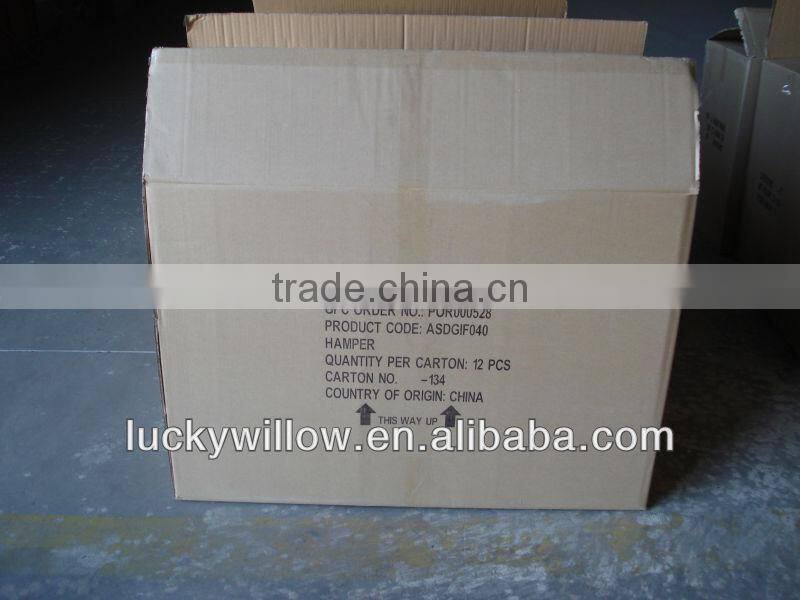 perfect handmade oval willow gift& fruit basket with handle for holidays