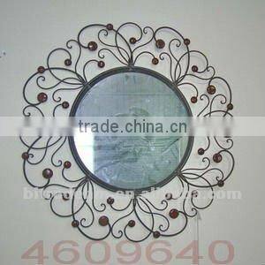 fashion metal wall mirror