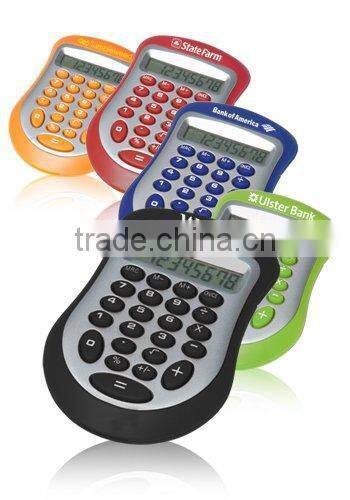 table calculator with the pen and paper