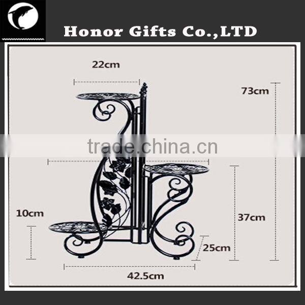 Elegant Arch Design Garden Planter Shelf