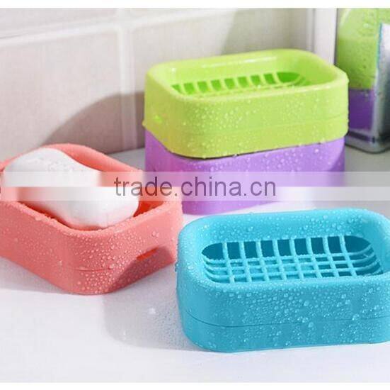 plastic soap dish with drain soap case