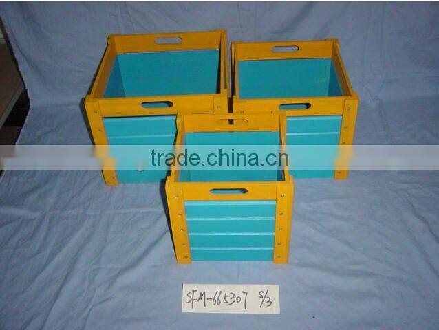 Wooden Farmers Fruit Vegetables Market Crates