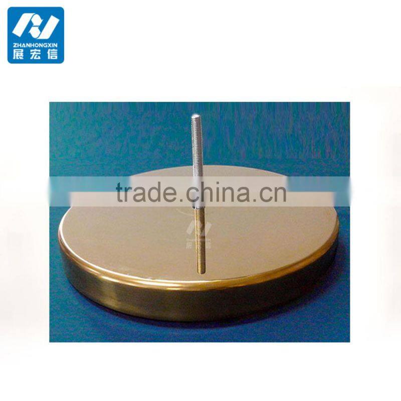 2 pack Titanium Finish Crowd Control Stanchion Posts Red Velvet Rope