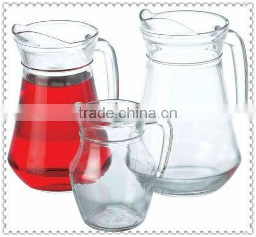 high quality glass pitcher