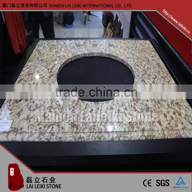 Polished Bella Gold Granite Kitchen Countertop