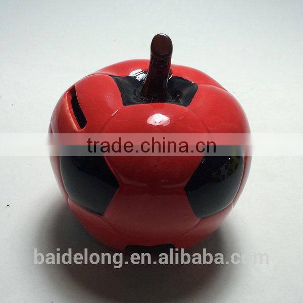 Ceramic Apple Saving Bank