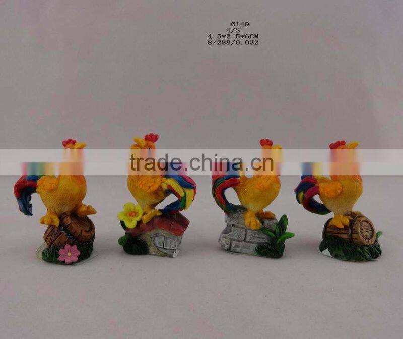 2017 Resin new year chicken ornament