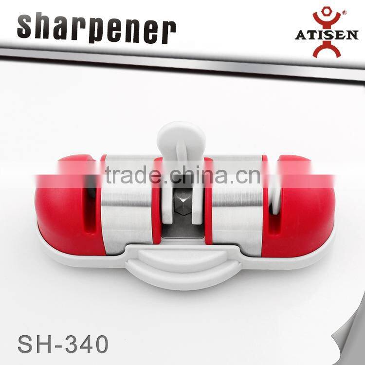 2 Stage Knife Sharpener with Suction Pad