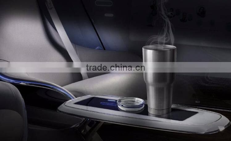 30 oz double stainless steel wall vacuum Rambler Tumblers coffee mug with lid for keeping cool and hot water
