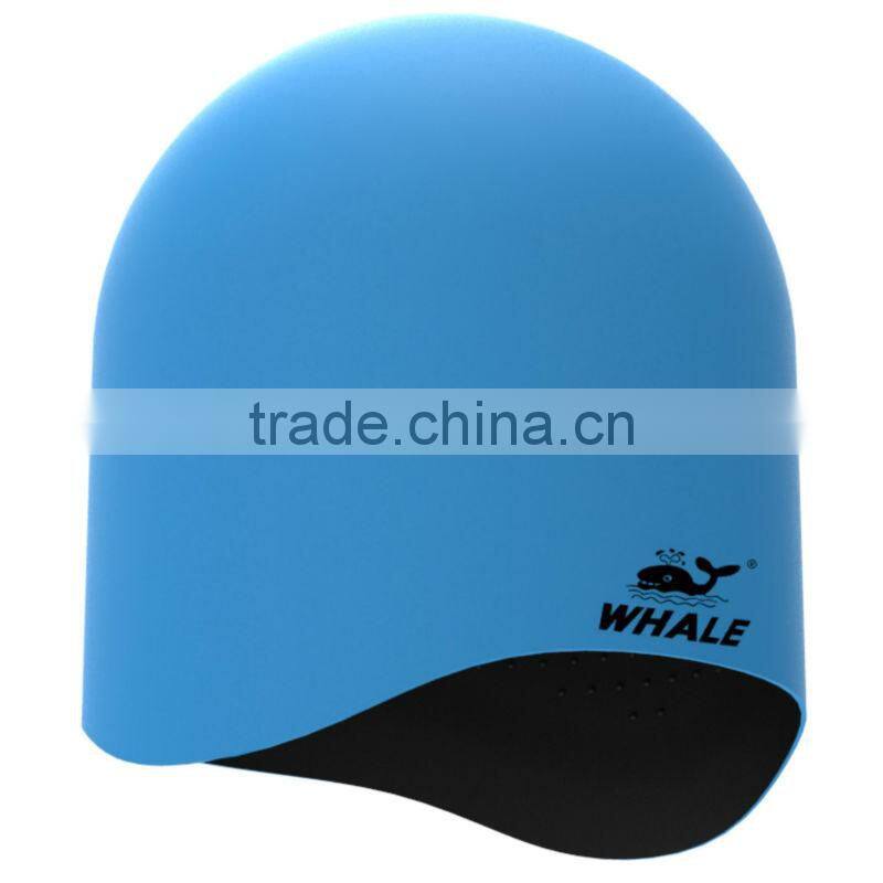 Reversible custom logo design silicone swimming hat (CAP-1804)