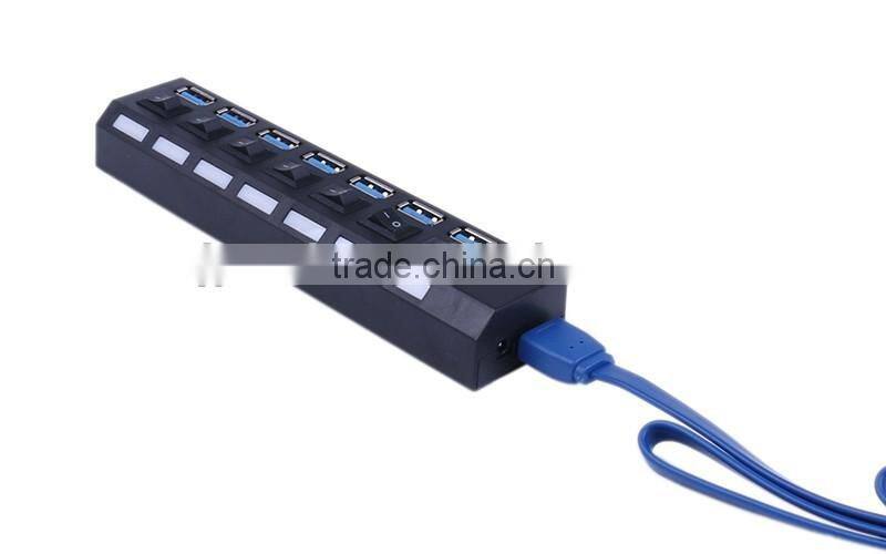 Hot new products for 2016 7-Port USB 3.0 High Speed HUB