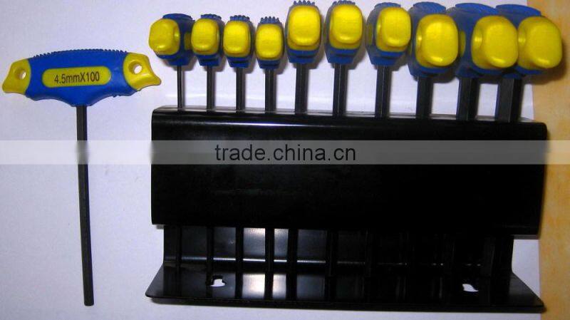 Hand tools 7pcs Allen T Handle Hex Key Wrench set