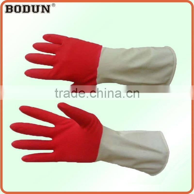 A3013 Two-color rubber house cleaning Glove