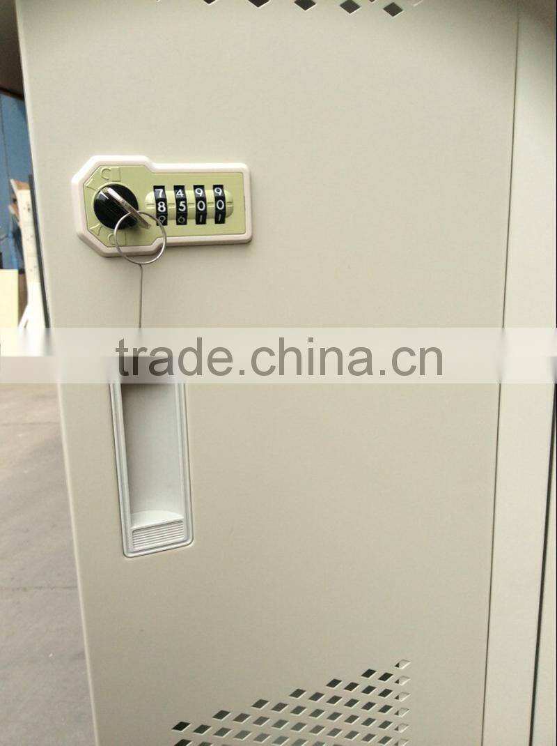 Six-doors Color Metal Locker Steel Swimming Pool Locker