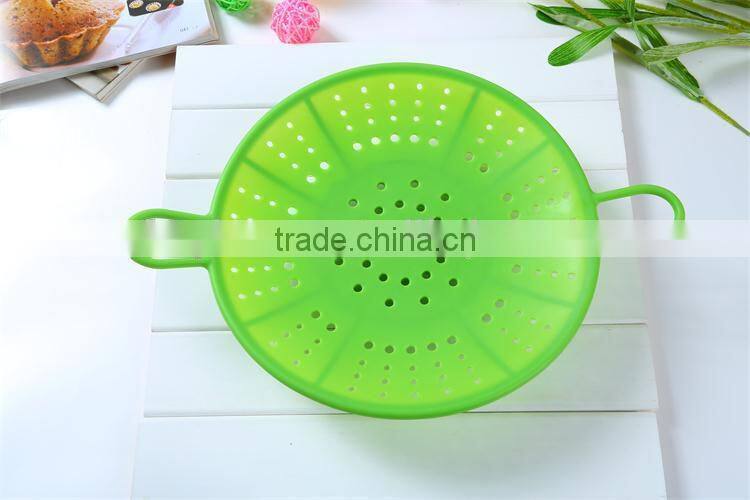 Kitchen tools silicone steaming rack steamer microwave oven drain rack