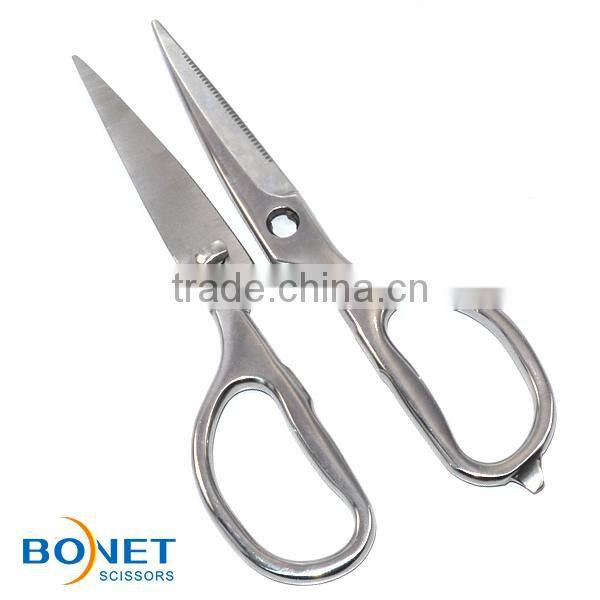 SKI0011 LFGB certificated 7-1/2" entire stainless steel kitchen detachable/separable heavy duty scissors