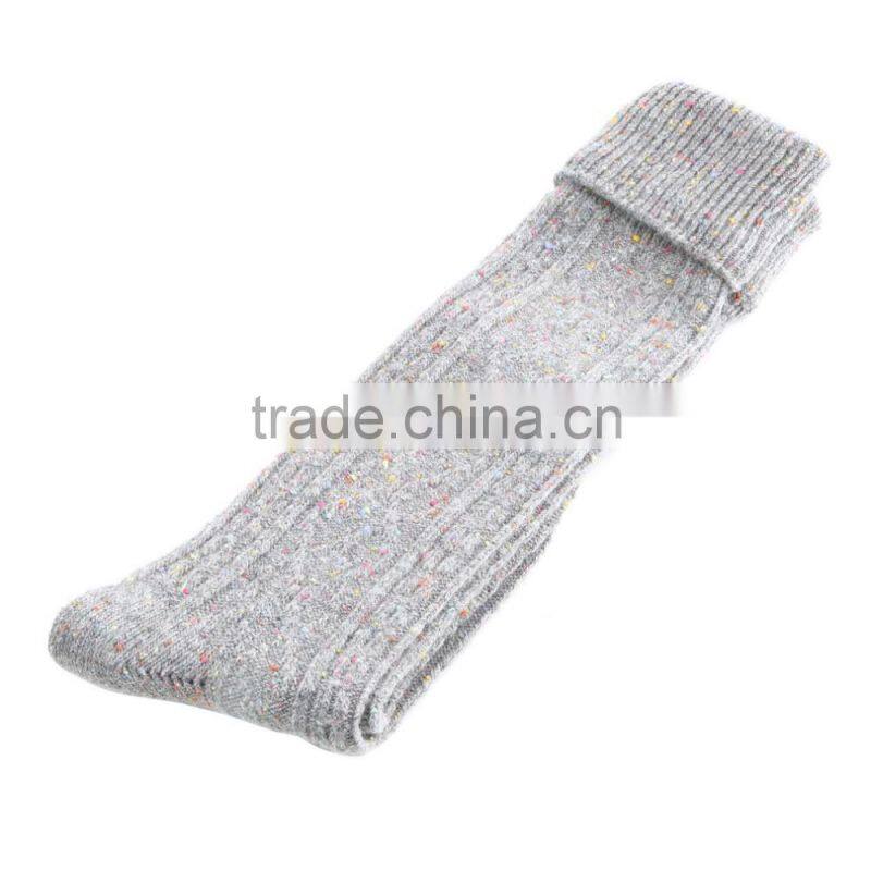 Fashion Sex sock Sexy Women Lace Boot Socks for Women Warm Women's Dot Wool Blend Long Knee High Winter Boot Socks New