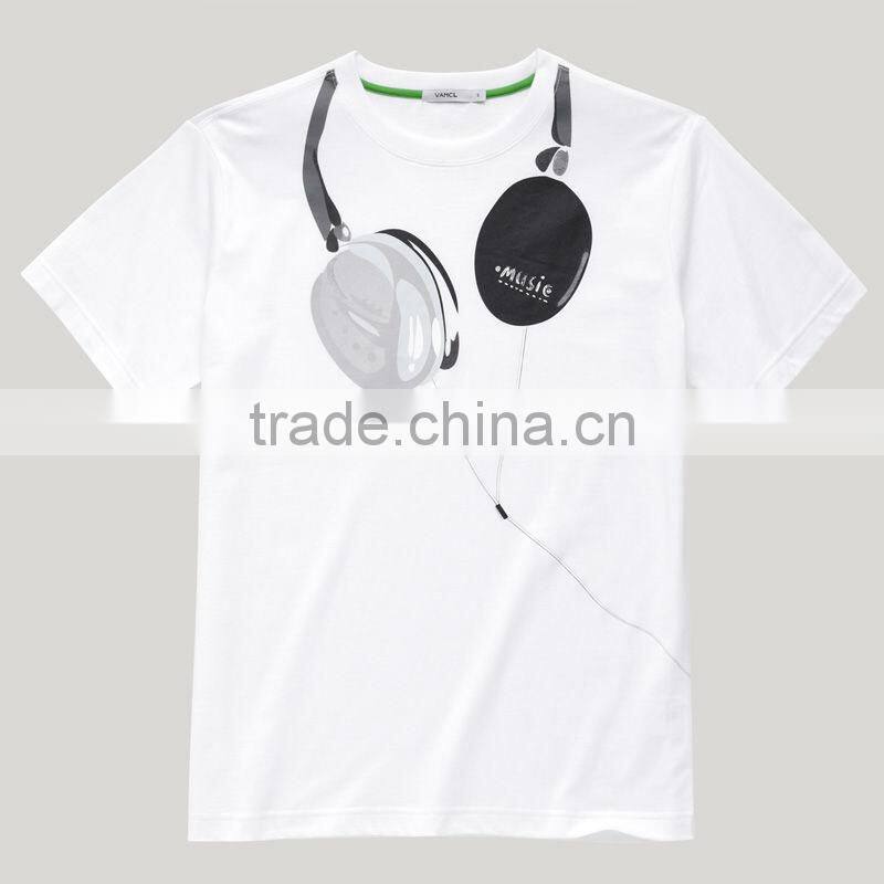 Fashion street style pure cotton printed logo short sleeves T-shirts