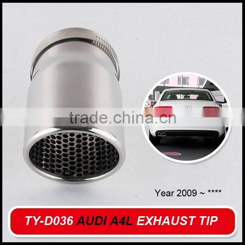 auto ss304 stainless exhaust tips for Audi A4L