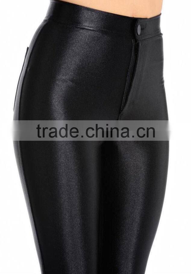 WOMENSLADIES FASHION APPAREL STYLE SHINY DISCO PANTS