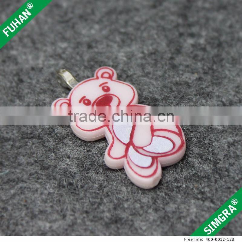 Factory Price Fancy Design Shape Garment Plastic Zipper Pullers