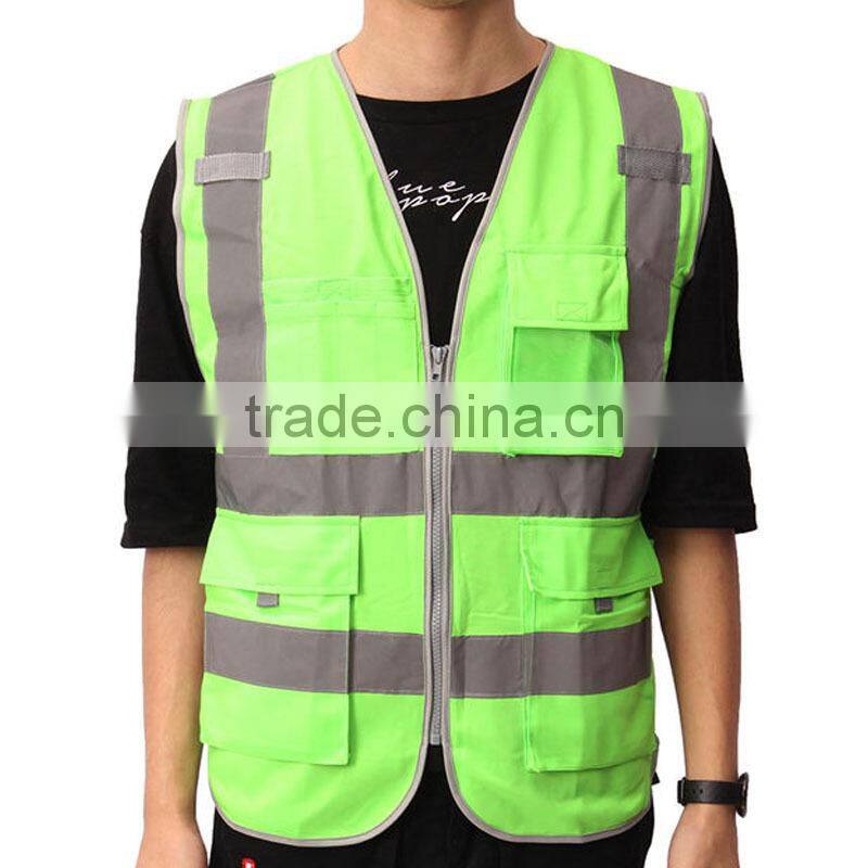 custom high visibility reflective safety shirt Work wear