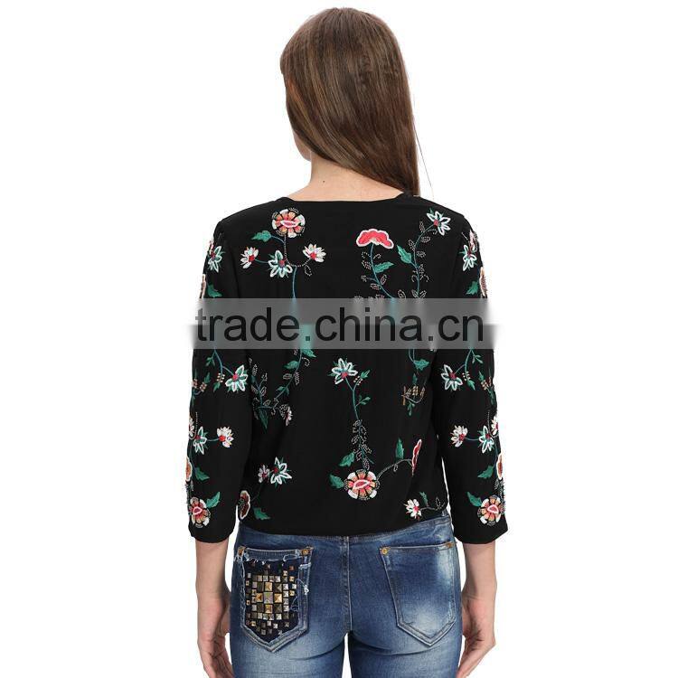 2017 Lady Latest Fashion Design Jackets Suit Slim Blazer