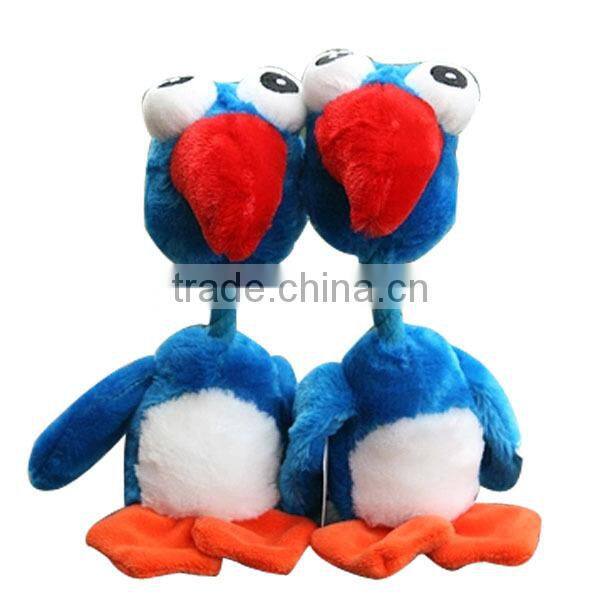 ICTI factory Wholesale soft squeaky yellow duck pet toy oem