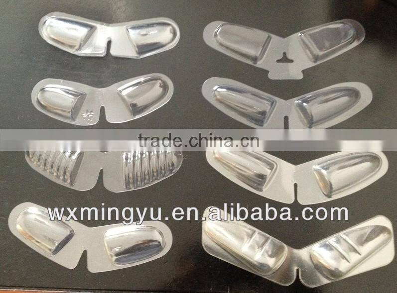 Clear virgin Bubble Plastic collar butterfly