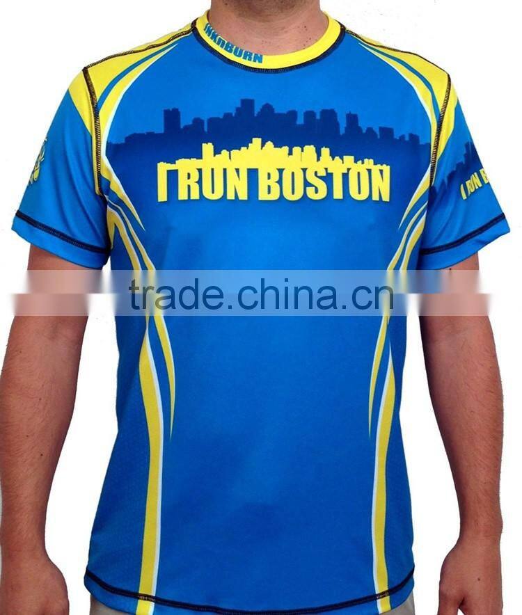 Digital sublimation transfer printing Shirts, Dry fit custom tunning t shirts for men and ladies