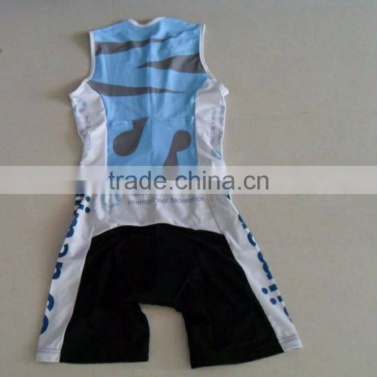 Short sleeve swimming ITU biking triathlon suit cycling skinsuit triathlon bike apparel