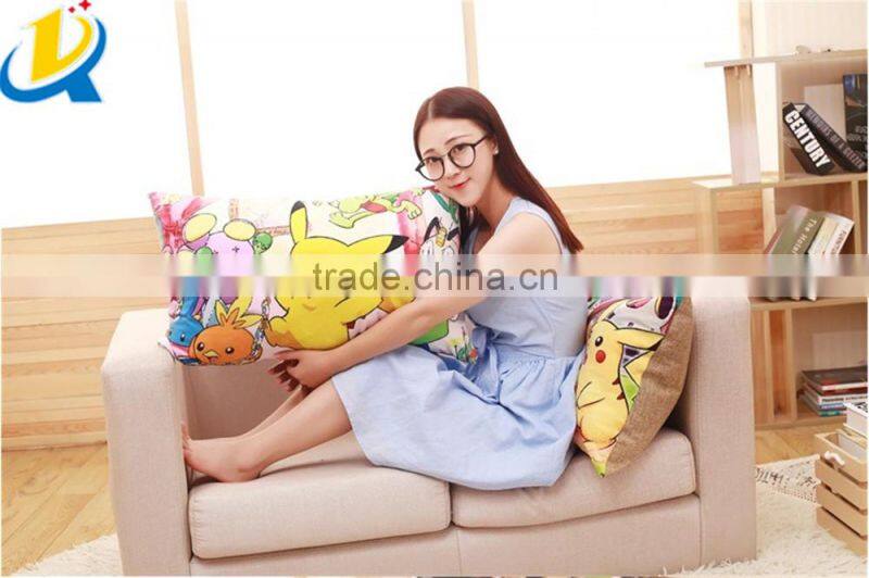 New arrival wholesale high quality cute plush pokemon pillow