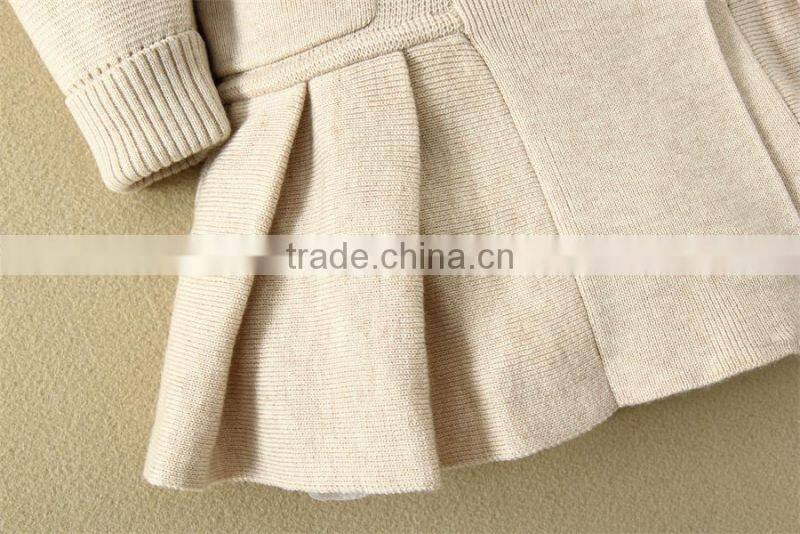 kids girls woolen sweater jackets, cotton kids fashion clothes, designer kids clothes high quality