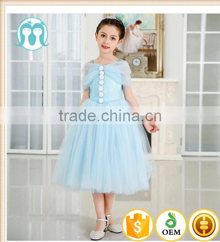 High quality Violet Elegant girls Princess Long sleeveless Wedding dresses Ball Gown dress Appliques Purple Tulle party dresses