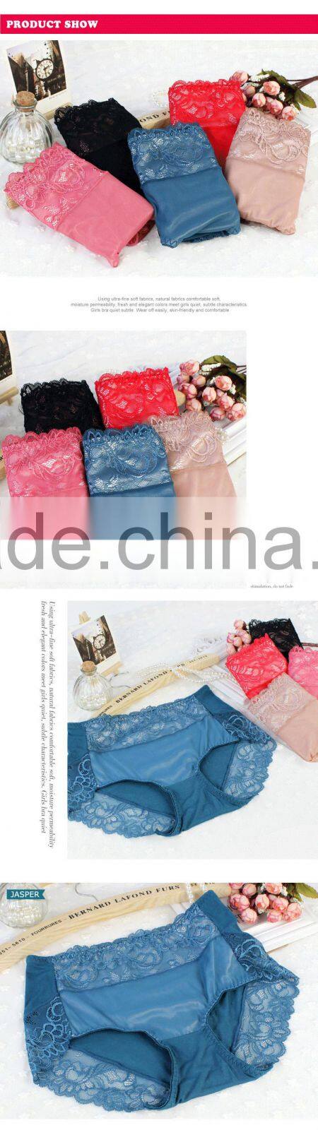 2015 High elastic skinny body Luxury sexy comfortable natural anti-bacteria good quality underwear women sexy knickers
