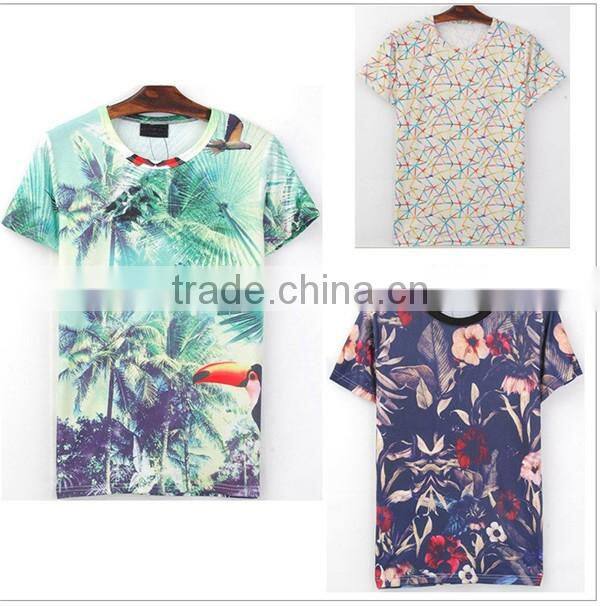 New design fashion sublimation t shirt printing