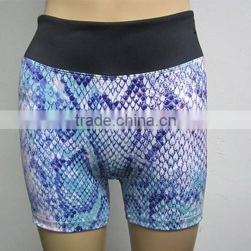 New Custom Women Sports Sublimation Gym Short Girls Wearing Yoga Pants Wholesale