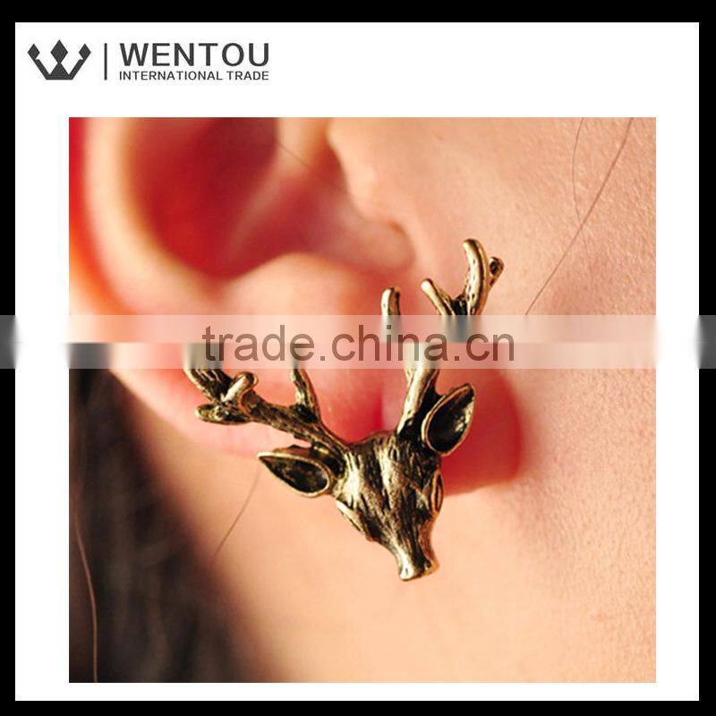 China wholeasle fashion new design Elk Ear Studs