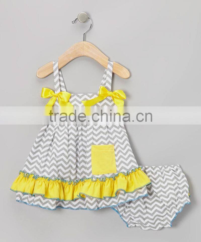 New Style Baby Girl Clothing Set Including Top And Diaper Cover Cute Infant Suit Fancy Toddler Wear CS90425-12