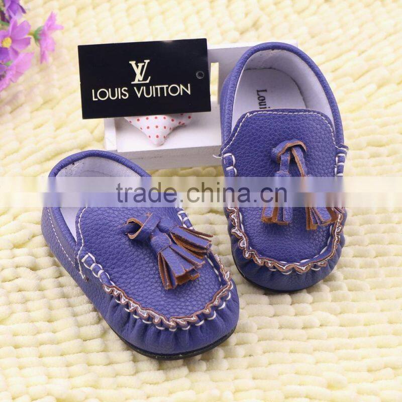 2016 Fall First Walker Shoes PU Soft Sole Toddler Shoes For Kids Wear KS40904-34