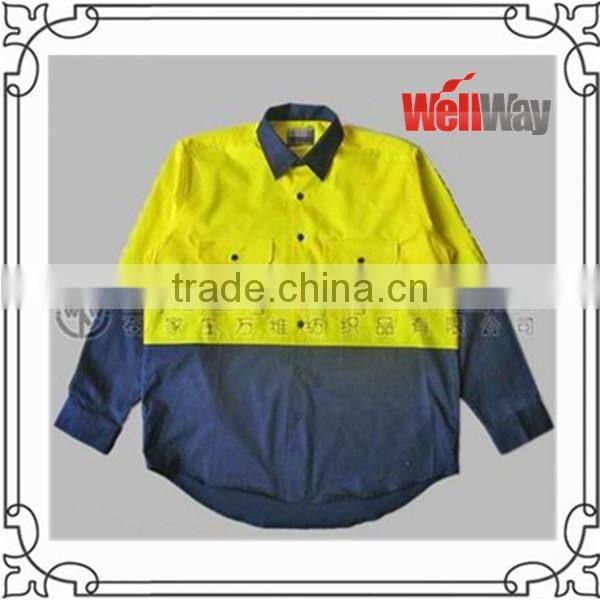long sleeve short sleeve work wear shirt for Australia market with 3M tape