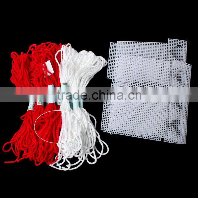 Red Heart Kits Suppliers Plastic & Cotton Cross Stitch Sets Tissue Box