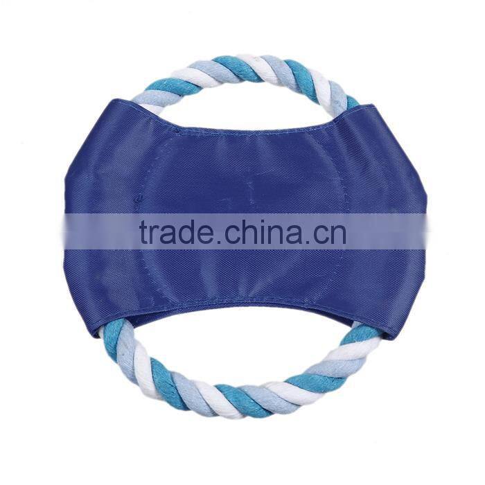 Cotton Pet Products Chew Molar Toy Durable Round Blue