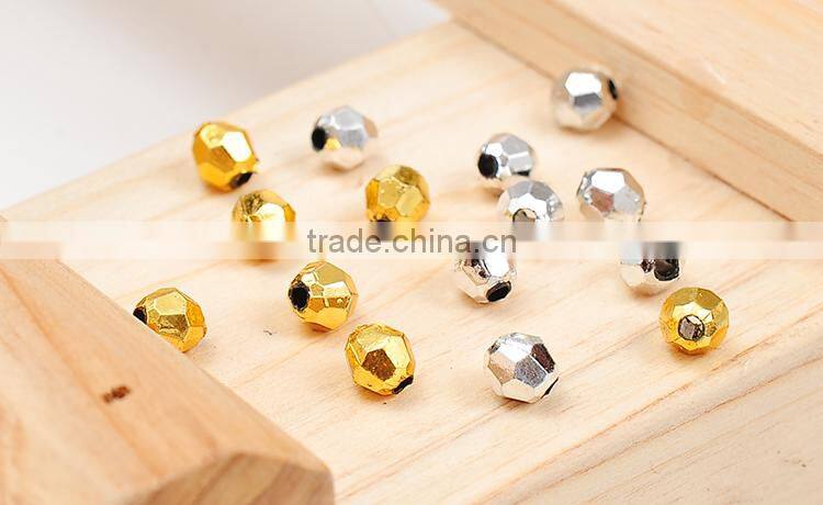 Wholesale Cut Gold & Silver Plating Beads