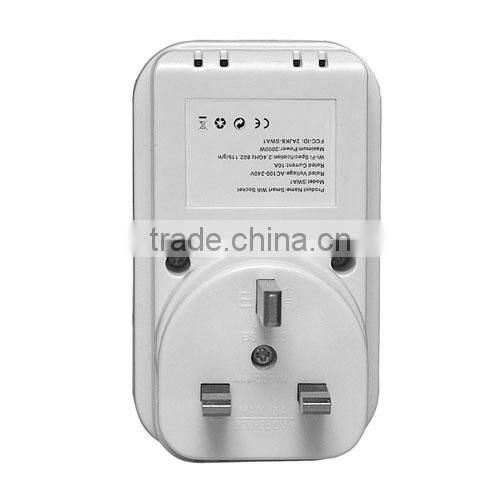 Smart Plug WIFI Mobile Phone Timing Switch Socket Remote Control Smart Home
