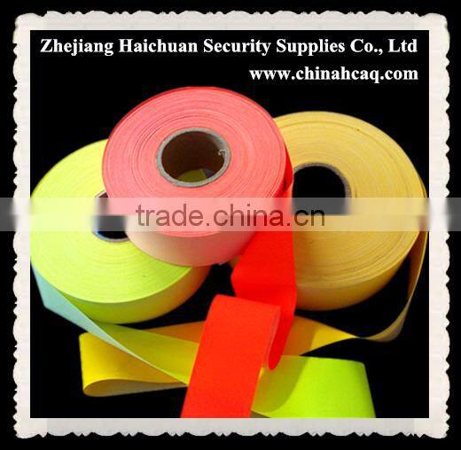 Fluorescent Reflective Fabric Stripe For Safety Clothing