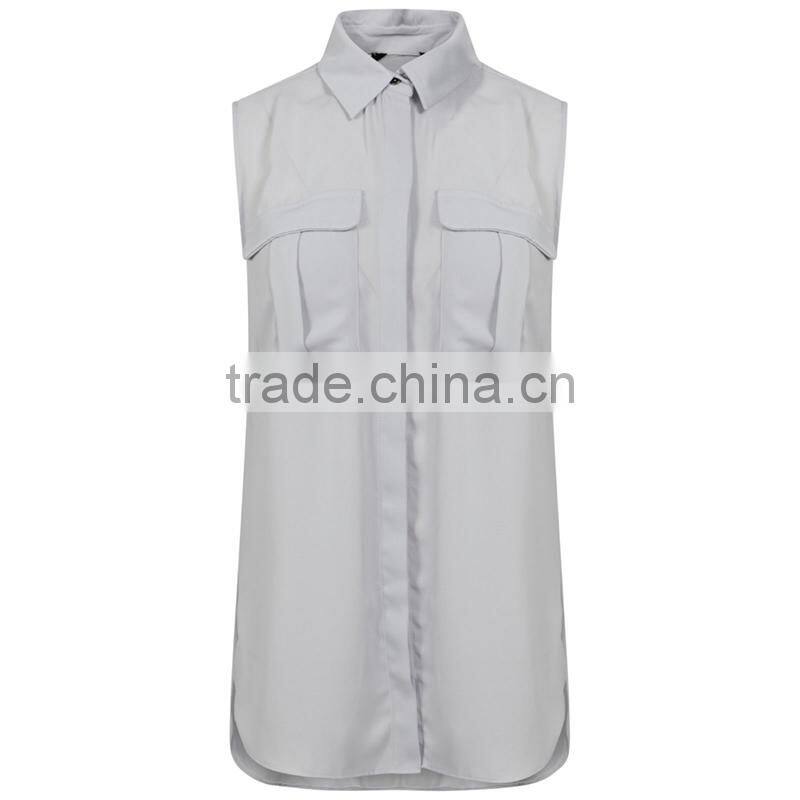 large size loose plus size belted women tops blouse
